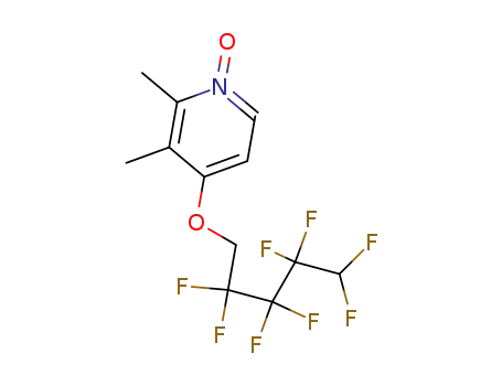 2,3-Dimethyl-4-(2,2,3,3,4,4,5,5-octafluoro-pentyloxy)-pyridine 1-oxide