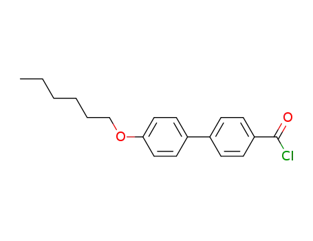 4'-hexyloxy-4-biphenylcarboxylic acid chloride