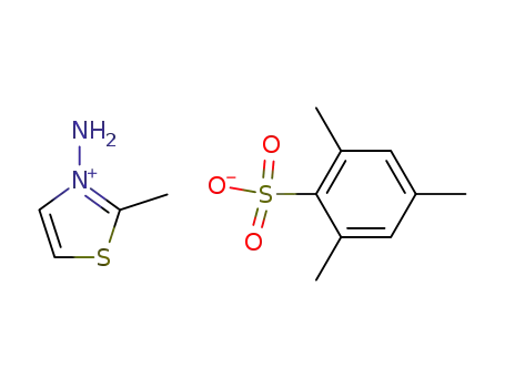 3-amino-2-methyl-thiazolium; 2,4,6-trimethyl-benzenesulfonate
