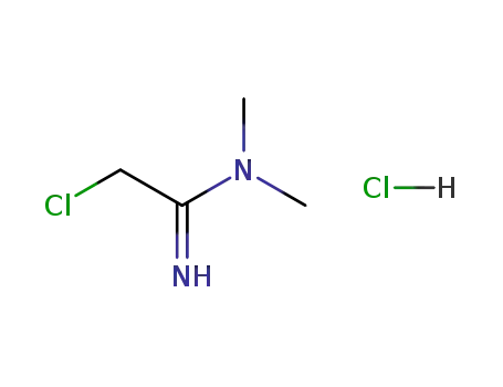 Molecular Structure of 10324-73-9 ((1E)-2-chloro-N,N-dimethylethanimidamide)
