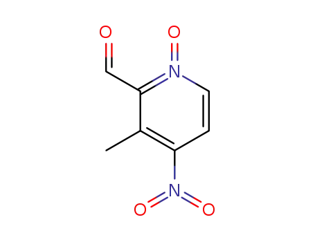 3-methyl-4-nitro-2-pyridinecarboxaldehyde-N-oxide