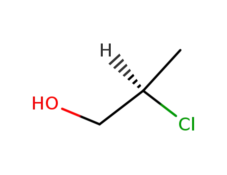 Molecular Structure of 37493-14-4 ((R)-(-)-2-Chloropropan-1-ol)
