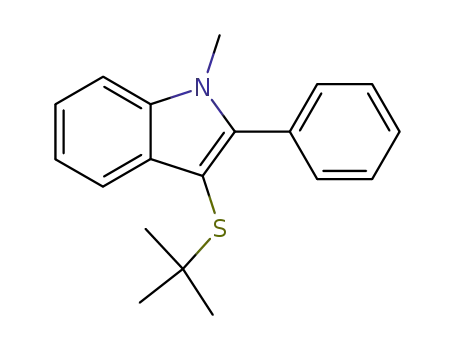 3-(tert-butylthio)-1-methyl-2-phenylindole