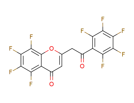 2-pentafluorobenzoylmethyl-5,6,7,8-tetrafluorochromone