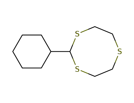2-cyclohexyl-1,3,6-trithiacycloheptane
