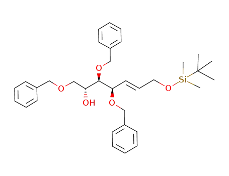 (4R,5R,6R)-1-<(tert-butyldimethylsilyl)oxy>-4,5,7-tris(benzyloxy)-2(E)-hepten-6-ol