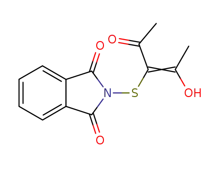 2-((E)-1-Acetyl-2-hydroxy-propenylsulfanyl)-isoindole-1,3-dione