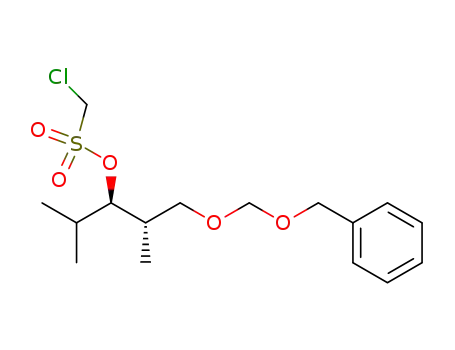 Chloro-methanesulfonic acid (1R,2S)-3-benzyloxymethoxy-1-isopropyl-2-methyl-propyl ester