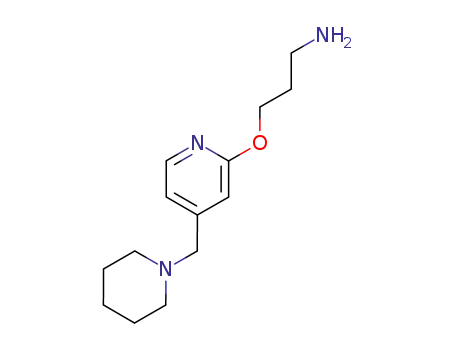 3-[4-(piperidinomethyl)pyrid-2-yloxy]prop-1-ylamine