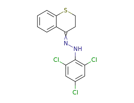 N-thiochroman-4-ylidene-N'-(2,4,6-trichloro-phenyl)-hydrazine
