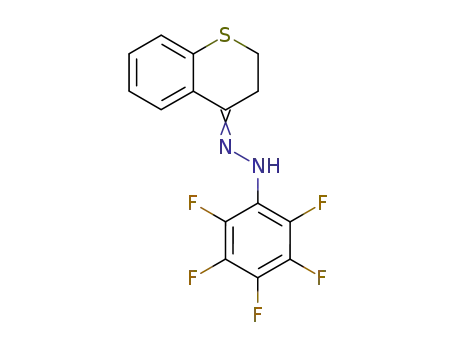 N-pentafluorophenyl-N'-thiochroman-4-ylidene-hydrazine