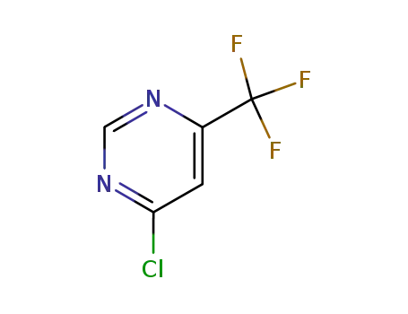 Molecular Structure of 37552-81-1 (4-Chloro-6-trifluoromethylpyrimidine)