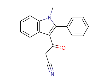 3-(1-methyl-2-phenyl-1H-indol-3-yl)-3-oxopropanenitrile