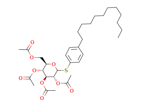 4-dodecylphenyl 2,3,4,6-tetra-O-acetyl-1-thio-D-glucopyranoside