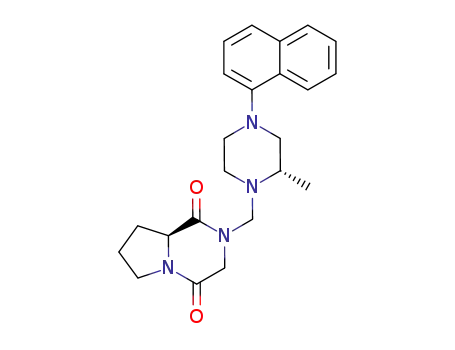 (2S,8aS)-2-[[4-(naphth-1-yl)-2-methylpiperazin-1-yl]methyl]-1,4-dioxoperhydropyrrolo[1,2-a]pyrazine