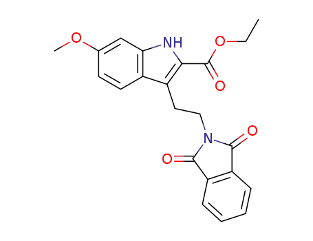 2-carboxyethyl-3-(2-phthalimidoethyl)-6-methoxyindole