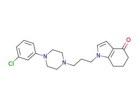 1-{3-[4-(3-chlorophenyl)piperazine-1-yl]propyl}-1,5,6,7-tetrahydroindol-4-one