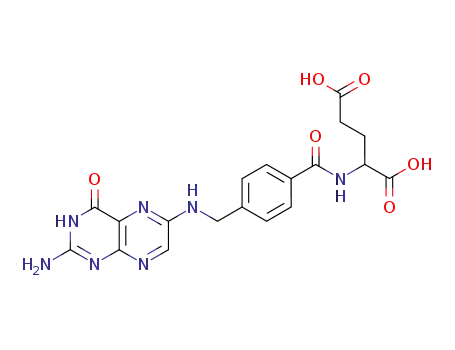 Molecular Structure of 52560-13-1 (N-(4-{[(2-amino-4-oxo-1,4-dihydropteridin-6-yl)amino]methyl}benzoyl)-L-glutamic acid)