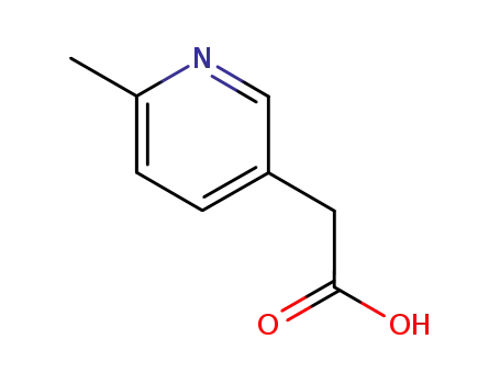 Molecular Structure of 19733-96-1 (2-(6-methylpyridin-3-yl)acetic acid)