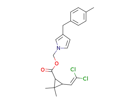 3-(p-methylbenzyl)-1-pyrrolylmethyl 2,2-dimethyl-3-(2,2-dichlorovinyl)cyclopropanecarboxylate