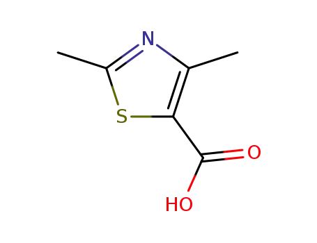 Molecular Structure of 53137-27-2 (2,4-Dimethylthiazole-5-carboxylic acid)