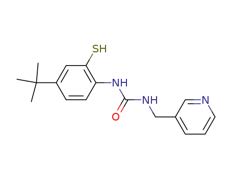 1-(pyridin-3-ylmethyl)-3-(4-t-butylmercaptophenyl)-urea