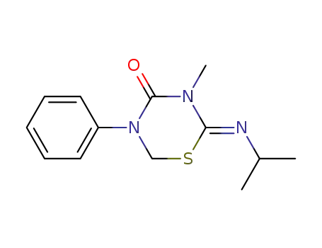 2-Isopropylimino-3-methyl-5-phenyl-tetrahydro-1,3,5-thiadiazin-4-one