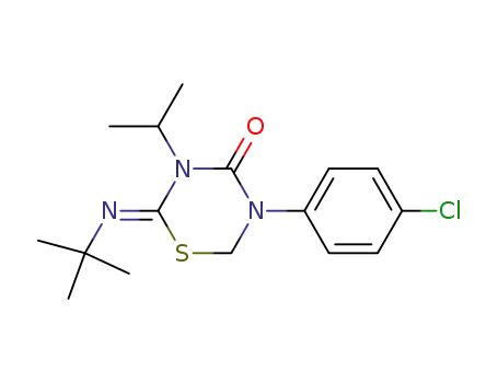 2-t-Butylimino-3-isopropyl-5-(p-chlorophenyl)-tetrahydro-1,3,5-thiadiazin-4-one