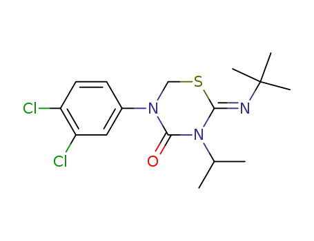 2-t-Butylimino-3-isopropyl-5-(3,4-dichlorophenyl)-tetrahydro-1,3,5-thiadiazin-4-one