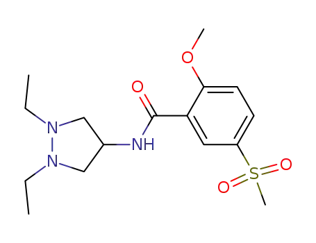 N-(1.2-Diethyl-4-pyrazolidinyl)-2-methoxy-5-(methylsulfonyl)-benzamide