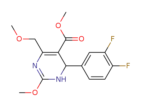 5-methoxycarbonyl-1,6-dihydro-2-methoxy-4-methoxymethyl-6-(3,4-difluorophenyl)pyrimidine