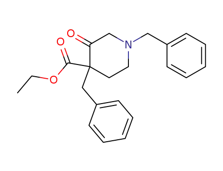 (SR)-1,4-dibenzyl-3-oxo-piperidine-4-carboxylic acid ethyl ester