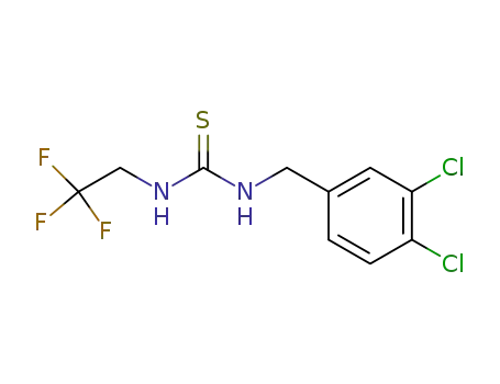 1-(3,4-dichlorobenzyl)-3-(2,2,2-trifluoroethyl)thiourea