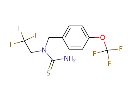 1-(4-trifluoromethoxybenzyl)-(2,2,2-trifluoroethyl)thiourea