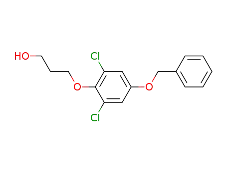 3-(2,6-dichloro-4-(benzyloxy)phenoxy)-1-propyl alcohol