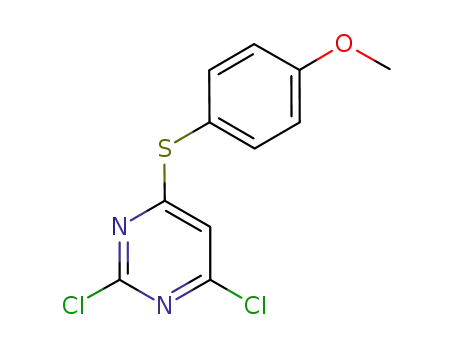 2,4-dichloro-6-[(4-methoxyphenyl)thio]pyrimidine