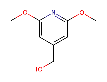 Molecular Structure of 52606-06-1 (4-Pyridinemethanol, 2,6-dimethoxy-)