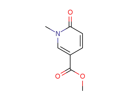 Molecular Structure of 6375-89-9 (1-Methyl-6-oxo-1,6-dihydropyridine-3-carboxylic acid methyl ester)