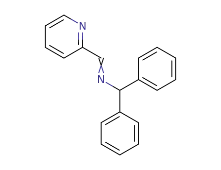 Molecular Structure of 15192-56-0 (Benzenemethanamine, a-phenyl-N-(2-pyridinylmethylene)-)