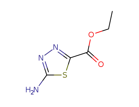 Molecular Structure of 64837-53-2 (5-AMINO-1,3,4-THIADIAZOLE-2-CARBOXYLIC ACID ETHYL ESTER)