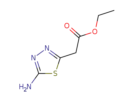 2-Amino-1,3,4-thiadiazolyl-5-acetic acid ethyl ester