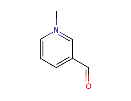 Molecular Structure of 13441-42-4 (Pyridinium, 3-formyl-1-methyl-)