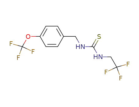 1-(4-trifluoromethoxybenzyl)-3-(2,2,2-trifluoroethyl)thiourea