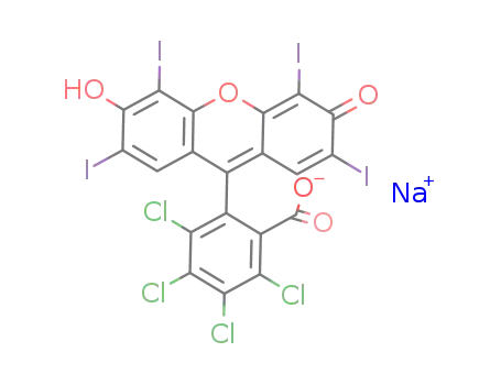 2,4,5,7-tetra-iodo-3',4',5',6'-tetrachlorofluorescein