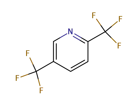 Molecular Structure of 20857-44-7 (2,5-Bis(trifluoromethyl)pyridine)