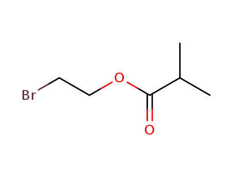 Molecular Structure of 84443-44-7 (Propanoic acid, 2-methyl-, 2-bromoethyl ester)