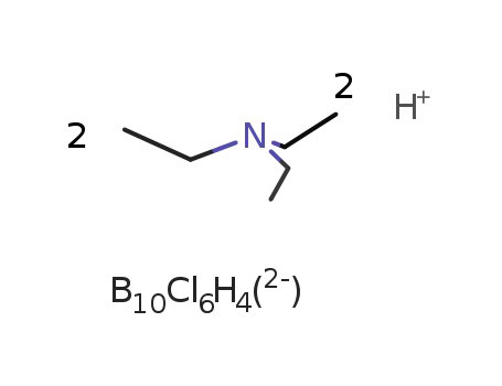 triethyl ammonium hexachloro decaborate(10)