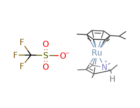 {(η6-p-cymene)ruthenium(η4-MeNC4Me4-H)} triflate