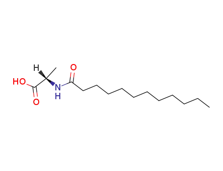 Molecular Structure of 52558-74-4 (N-LAUROYL-L-ALANINE)