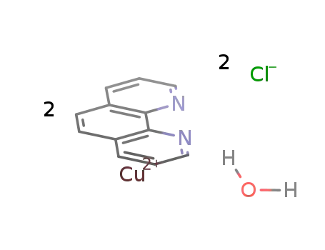 [Cu(II)(1,10-phenantroline)2(H2O)]Cl2 complex